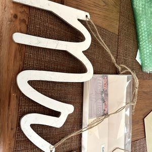 Was going to use at wedding but didn’t have a place for it.